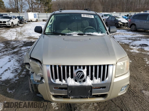 2010 Mercury Mariner with VIN 4M2CN9BG6AKJ08457, listed as a Copart auction lot 89189845 with 138,940 mi miles and Clean title. Bid and sale history available at DreamBid. Image 5.