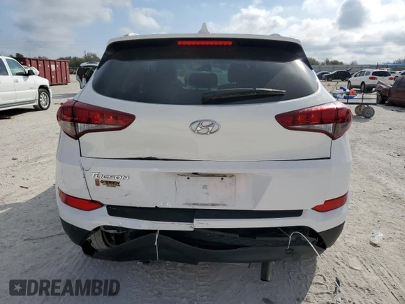 2018 Hyundai Tucson SEL Plus with VIN KM8J33A44JU808422, listed as a Copart auction lot 45018025 with 65,161 mi miles and Salvage Title. Bid and sale history available at carsss.com. Image 6.