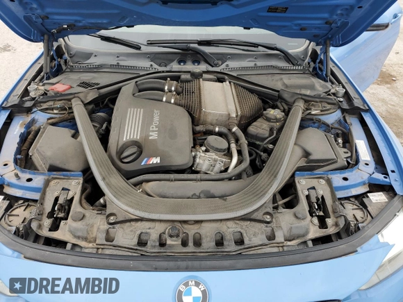 2015 BMW M4 with VIN WBS3R9C51FF708741, listed as a Copart auction lot 50314044 with 80,043 mi miles. Bid and sale history available at carsss.com. Image 13.