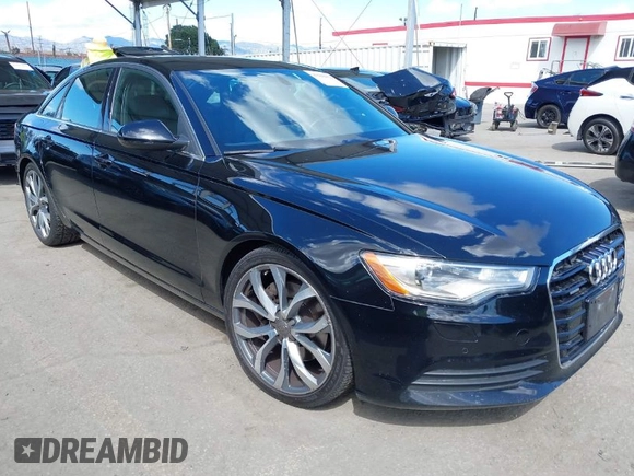 2014 Audi A6 2.0T Premium Plus with VIN WAUGFAFC7EN028549, listed as a IAAI auction lot 41948470 with 141,557 mi miles. Bid and sale history available at carsss.com. Image 1.