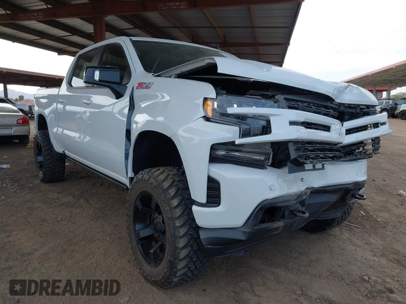 2019 Chevrolet Silverado 1500 RST with VIN 3GCUYEED9KG163375, listed as a IAAI auction lot 41681766 with 14,515 mi miles and . Bid and sale history available at DreamBid. Image 1.