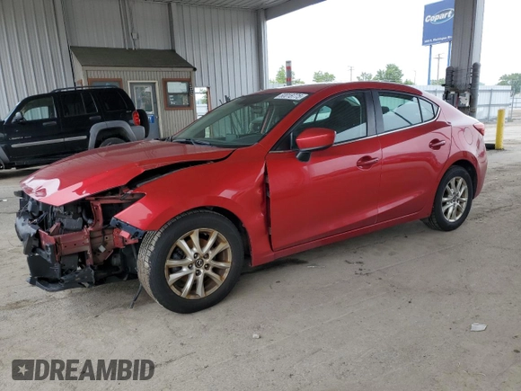 2015 Mazda 3 i Touring with VIN 3MZBM1V7XFM221083, listed as a Copart auction lot 60018775 with 150,348 mi miles and Salvage title. Bid and sale history available at DreamBid. Image 1.