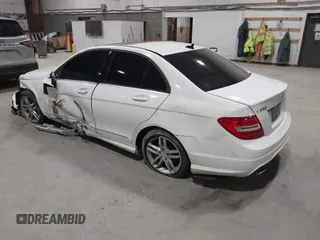 2013 Mercedes-Benz C-Class C 300 Sport with VIN WDDGF8AB7DA833263, listed as a IAAI auction lot 41904490 with 133,746 mi miles. Bid and sale history available at carsss.com. Image 3.