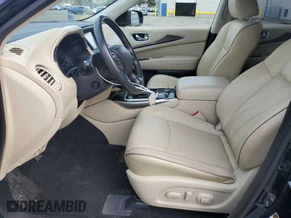 2017 Infiniti QX60 with VIN 5N1DL0MM1HC560489, listed as a Copart auction lot 50900225 with 59,091 mi miles and Salvage Title. Bid and sale history available at carsss.com. Image 7.