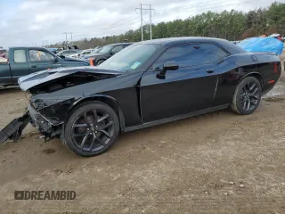 2020 Dodge Challenger SXT with VIN 2C3CDZAG3LH110451, listed as a Copart auction lot 43348335 with 111,317 mi miles and Salvage Title. Bid and sale history available at DreamBid. Image 1.