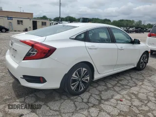 2017 Honda Civic Sedan EX-L with VIN 19XFC1F79HE020553, listed as a Copart auction lot 52491734 with 126,074 mi miles and Salvage Title. Bid and sale history available at carsss.com. Image 3.