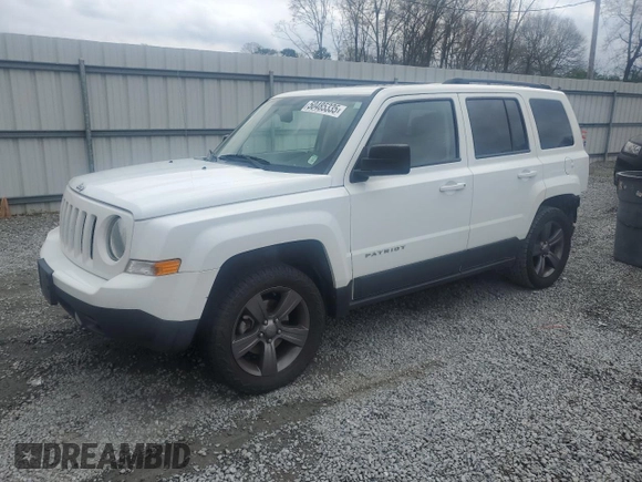 2015 Jeep Patriot High Altitude with VIN 1C4NJRFB9FD304333, listed as a Copart auction lot 50485335 with 114,588 mi miles and Salvage Title. Bid and sale history available at carsss.com. Image 1.
