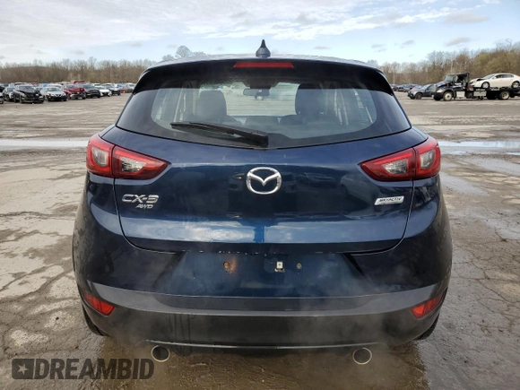 2019 Mazda CX-3 Touring with VIN JM1DKFC72K0446306, listed as a Copart auction lot 51843955 with 76,013 mi miles and Salvage Title. Bid and sale history available at carsss.com. Image 6.