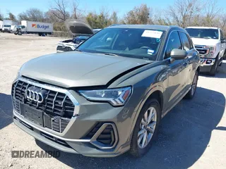 2023 Audi Q3 S line Premium with VIN WA1DECF36P1129512, listed as a IAAI auction lot 41722138 with 36,978 mi miles and . Bid and sale history available at DreamBid. Image 2.