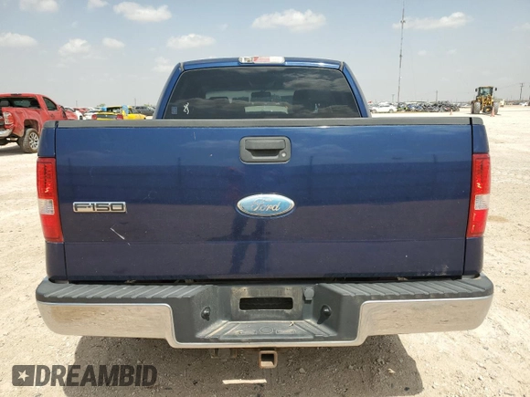 2007 Ford F-150 XLT with VIN 1FTRW12W67KC24000, listed as a Copart auction lot 53899345 with 158,657 mi miles and Salvage title. Bid and sale history available at DreamBid. Image 6.