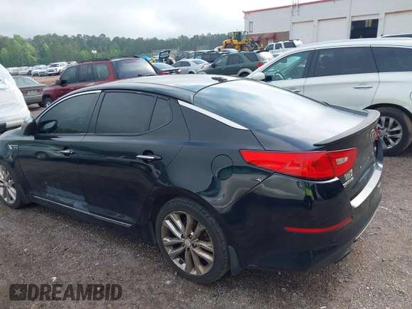 2014 Kia Optima SXL Turbo with VIN 5XXGR4A6XEG323587, listed as a IAAI auction lot 42130696 with 249,982 mi miles and . Bid and sale history available at DreamBid. Image 3.