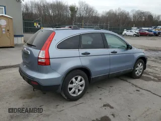2009 Honda CR-V EX with VIN 5J6RE48599L053866, listed as a Copart auction lot 49388185 with 124,807 mi miles and Salvage Title. Bid and sale history available at carsss.com. Image 3.