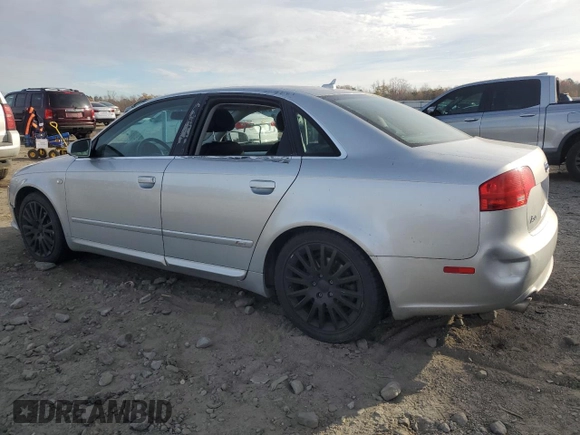 2007 Audi A4 z VIN WAUEH78E17A124903, wystawiony jako Copart lot #82491874 z przebiegiem 138 801 mil mil oraz Czysty tytuł • Clean title. Historia ofert i sprzedaży dostępna na DreamBid. Obrazek 2.