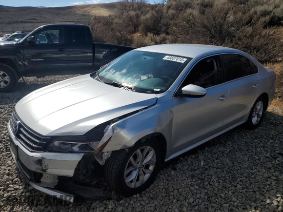 2016 Volkswagen Passat 1.8T S with VIN 1VWAT7A35GC054655, listed as a Copart auction lot 48887815 with 140,562 mi miles and Salvage Title. Bid and sale history available at carsss.com. Image 1.