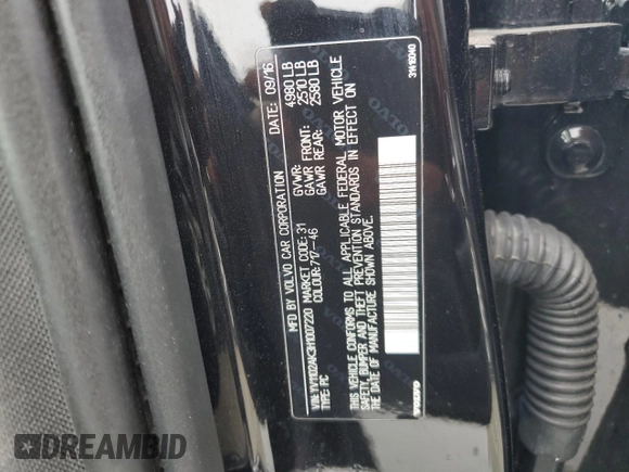 2017 Volvo S90 Momentum с VIN YV1102AK3H1007220, выставлен на аукционе Copart как лот 49478705 с пробегом 108 334 миль миль и Чистый • Clean title. История ставок и продаж доступна на DreamBid. Изображение 12.