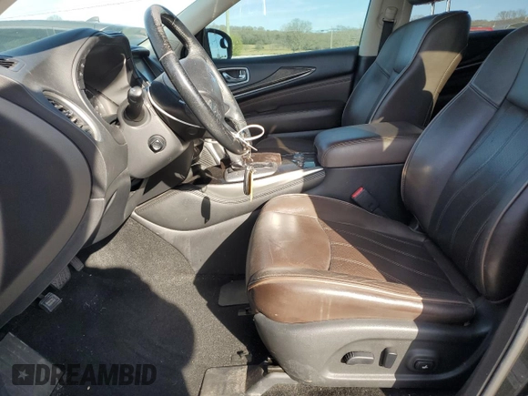 2015 Infiniti QX60 with VIN 5N1AL0MN0FC529288, listed as a Copart auction lot 50513185 with 121,832 mi miles and Salvage Title. Bid and sale history available at DreamBid. Image 7.