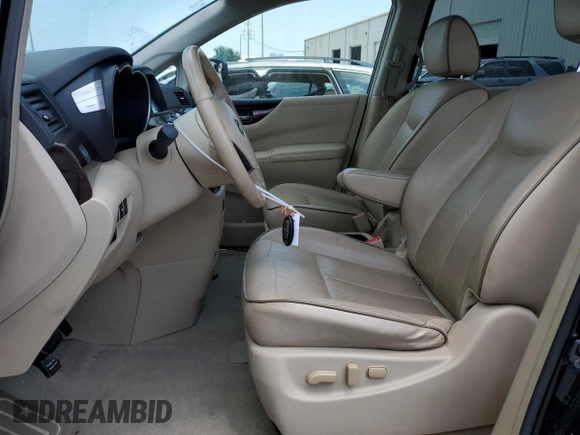 2013 Nissan Quest LE with VIN JN8AE2KP5D9065556, listed as a Copart auction lot 62130425 with 174,438 mi miles and Salvage title. Bid and sale history available at DreamBid. Image 7.