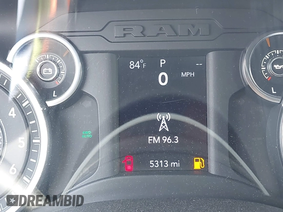 2022 Ram 1500 Big Horn with VIN 1C6SRFFT3NN456823, listed as a IAAI auction lot 42417659 with 5,313 mi miles and . Bid and sale history available at DreamBid. Image 15.