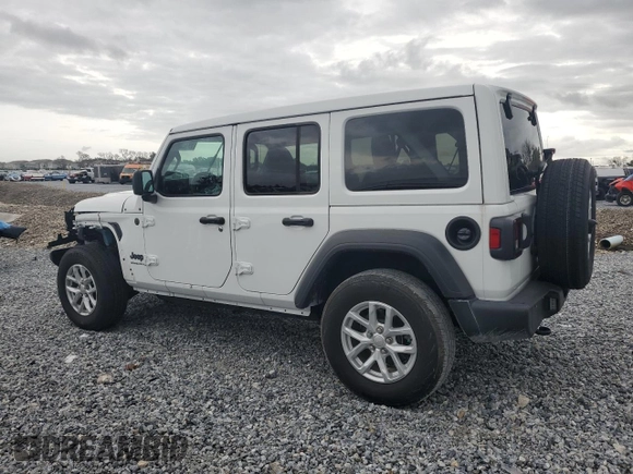 2023 Jeep Wrangler Willys with VIN 1C4HJXDN8PW625204, listed as a Copart auction lot 59328065 with 18,116 mi miles and Salvage title. Bid and sale history available at DreamBid. Image 2.