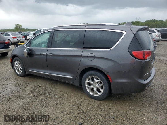 2018 Chrysler Pacifica Limited z VIN 2C4RC1GG6JR357777, wystawiony jako Copart lot #51124505 z przebiegiem 65 342 mil mil oraz Szkody całkowita. Historia ofert i sprzedaży dostępna na DreamBid. Obrazek 2.