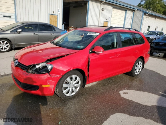 2013 Volkswagen Jetta SportWagen SE w/Sunroof with VIN 3VWPP7AJ1DM670327, listed as a Copart auction lot 69049964 with 92,301 mi miles and Salvage Title. Bid and sale history available at carsss.com. Image 1.