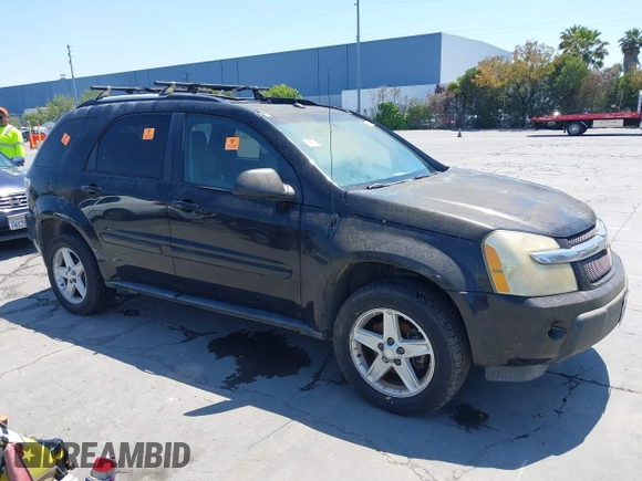 2005 Chevrolet Equinox LT z VIN 2CNDL63F556122746, wystawiony jako IAAI lot #42473191 z przebiegiem Nie podano mil oraz . Historia ofert i sprzedaży dostępna na DreamBid. Obrazek 1.
