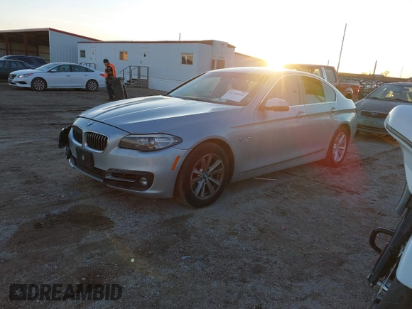2016 BMW 5 Series 528i with VIN WBA5A5C58GG347422, listed as a IAAI auction lot 41116626 with 134,945 mi miles. Bid and sale history available at carsss.com. Image 2.