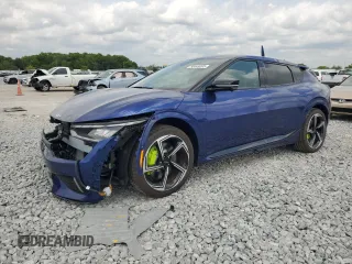 2024 Kia EV6 GT z VIN KNDC5DLE9R5219763, wystawiony jako Copart lot #50449205 z przebiegiem 360 mil mil oraz Szkoda całkowita • Salvage title. Historia ofert i sprzedaży dostępna na DreamBid. Obrazek 1.