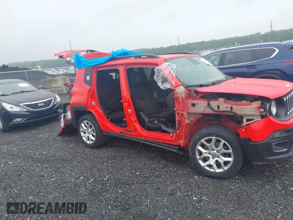 2017 Jeep Renegade Latitude z VIN ZACCJBBB5HPF98077, wystawiony jako IAAI lot #42323925 z przebiegiem 78 893 mil mil oraz . Historia ofert i sprzedaży dostępna na DreamBid. Obrazek 13.