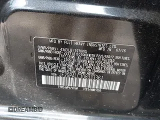 2016 Subaru Crosstrek Limited с VIN JF2GPALC3G8333361, выставлен на аукционе IAAI как лот 42385830 с пробегом 79 817 миль миль и . История ставок и продаж доступна на DreamBid. Изображение 9.