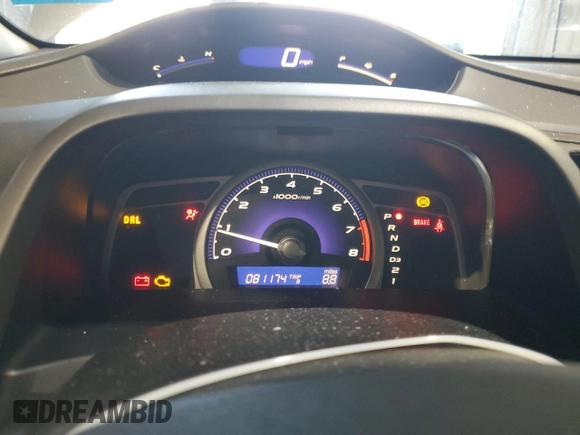 2006 Honda Civic LX with VIN 2HGFA16596H517075, listed as a Copart auction lot 48739855 with 81,174 mi miles and Salvage Title. Bid and sale history available at DreamBid. Image 9.
