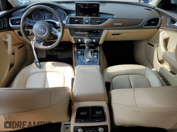2015 Audi A6 Premium Plus with VIN WAUGFAFC4FN002525, listed as a Copart auction lot 60429015 with 73,835 mi miles and Salvage title. Bid and sale history available at DreamBid. Image 8.