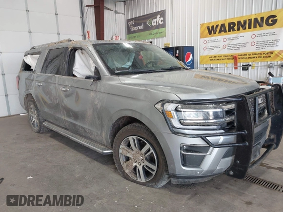 2022 Ford Expedition Max Limited with VIN 1FMJK2AT7NEA30105, listed as a IAAI auction lot 42583276 with 84,334 mi miles and . Bid and sale history available at DreamBid. Image 1.