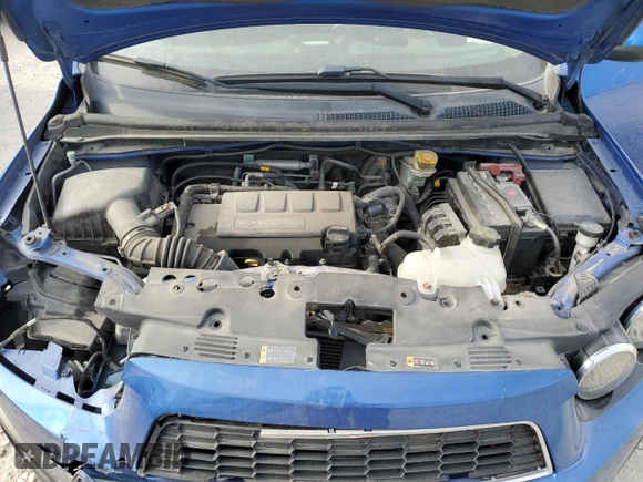 2016 Chevrolet Sonic LT with VIN 1G1JC6SB3G4126233, listed as a Copart auction lot 84886084 with 84,688 mi miles and Salvage Title. Bid and sale history available at carsss.com. Image 11.