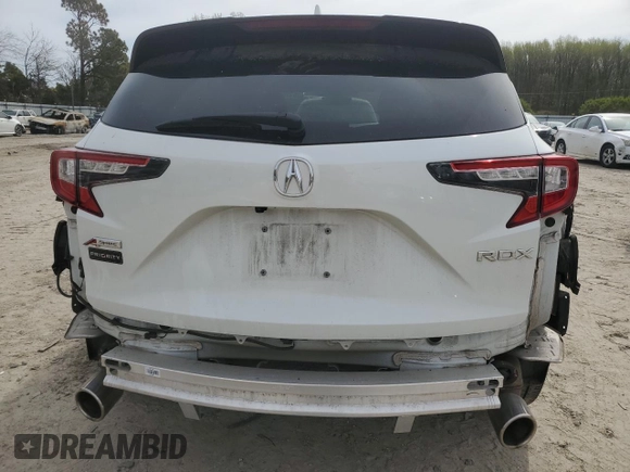 2020 Acura RDX w/A-Spec Pkg with VIN 5J8TC1H65LL017352, listed as a Copart auction lot 51107015 with 75,433 mi miles and Salvage Title. Bid and sale history available at carsss.com. Image 7.