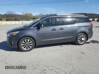 2015 Kia Sedona EX with VIN KNDMC5C16F6045279, listed as a Copart auction lot 49747785 with 143,721 mi miles and Clean Title. Bid and sale history available at carsss.com. Image 1.