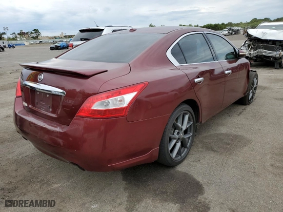 2010 Nissan Maxima 3.5 SV w/Premium Pkg with VIN 1N4AA5AP0AC819624, listed as a Copart auction lot 41728375 with 162,774 mi miles and Non Repairable. Bid and sale history available at carsss.com. Image 4.