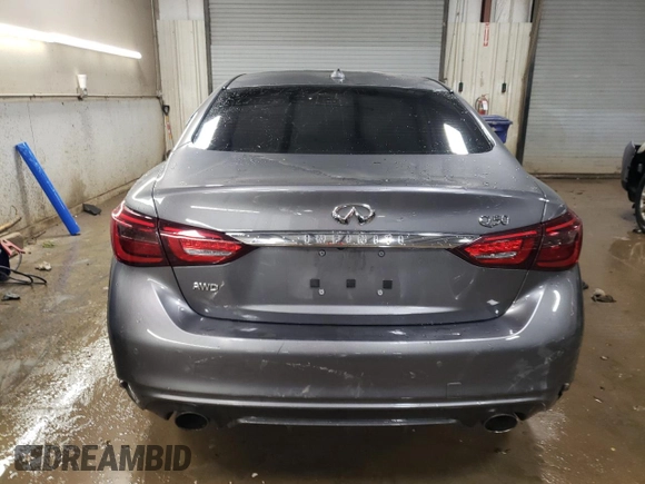 2021 Infiniti Q50 3.0t SIGNATURE EDITION with VIN JN1EV7CR8MM752105, listed as a Copart auction lot 87200854 with 31,779 mi miles and Salvage Title. Bid and sale history available at carsss.com. Image 6.