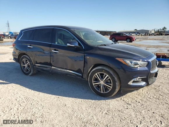 2019 Infiniti QX60 PURE with VIN 5N1DL0MN4KC524120, listed as a Copart auction lot 48141395 with NaN miles and Salvage Title. Bid and sale history available at carsss.com. Image 4.