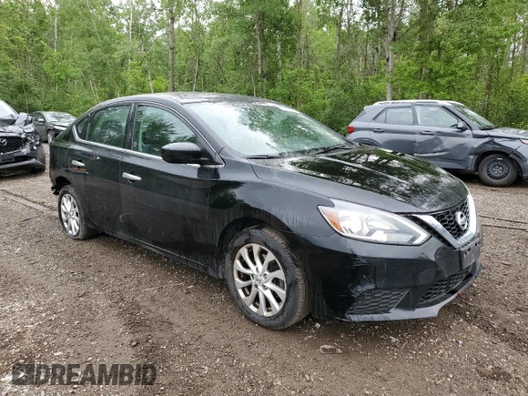 2017 Nissan Sentra SV with VIN 3N1AB7AP9HY374047, listed as a Copart auction lot 61791785 with 154,194 mi miles and Salvage title. Bid and sale history available at DreamBid. Image 4.