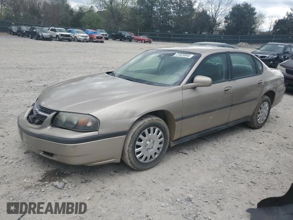 2001 Chevrolet Impala with VIN 2G1WF55E519281867, listed as a Copart auction lot 51529345 with Not provided miles and Salvage title. Bid and sale history available at DreamBid. Image 1.