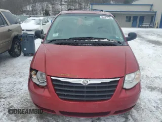 2007 Chrysler Town & Country LWB Touring with VIN 2A8GP54L67R207318, listed as a Copart auction lot 46127425 with 57,155 mi miles and Salvage Title. Bid and sale history available at carsss.com. Image 5.