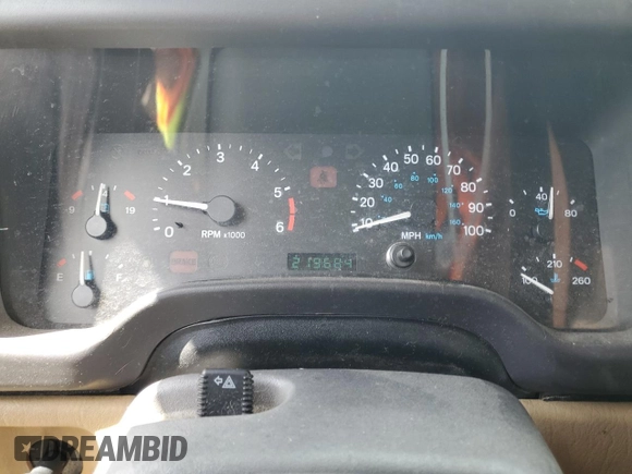 1999 Jeep Wrangler Sahara с VIN 1J4FY49S3XP482537, выставлен на аукционе Copart как лот 56517845 с пробегом 219 684 миль миль и Чистый • Clean title. История ставок и продаж доступна на DreamBid. Изображение 9.