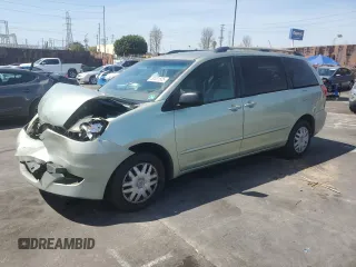 2006 Toyota Sienna CE with VIN 5TDZA23C16S566471, listed as a Copart auction lot 50001505 with 222,575 mi miles and Salvage Title. Bid and sale history available at DreamBid. Image 1.