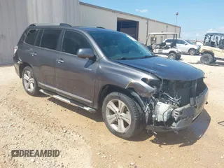 2012 Toyota Highlander Limited with VIN 5TDYK3EH5CS087389, listed as a IAAI auction lot 42104535 with 182,372 mi miles and . Bid and sale history available at DreamBid. Image 1.