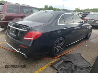 2018 Mercedes-Benz E-Class AMG E 63 S with VIN WDDZF8KB6JA374813, listed as a Copart auction lot 54470114 with 0 mi miles and Salvage Title. Bid and sale history available at carsss.com. Image 3.