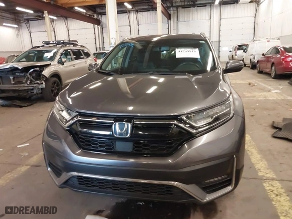 2020 Honda CR-V Hybrid Touring with VIN 7FART6H98LE024707, listed as a IAAI auction lot 41749916 with 30,287 mi miles. Bid and sale history available at carsss.com. Image 12.