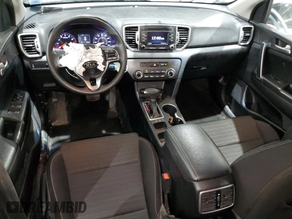 2018 Kia Sportage LX with VIN KNDPM3AC6J7304715, listed as a Copart auction lot 52098735 with 122,934 mi miles and Salvage Title. Bid and sale history available at carsss.com. Image 8.