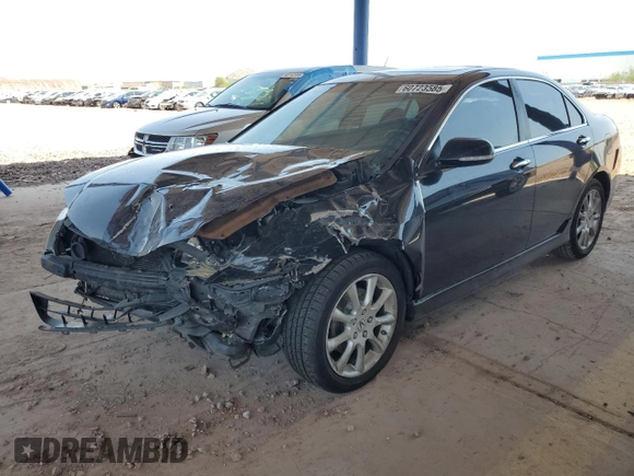 2008 Acura TSX with VIN JH4CL96878C021622, listed as a Copart auction lot 60723585 with Not provided miles and Salvage title. Bid and sale history available at DreamBid. Image 1.