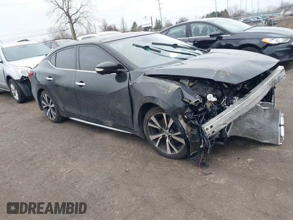 2017 Nissan Maxima S with VIN 1N4AA6AP9HC428942, listed as a IAAI auction lot 41143310 with 81,987 mi miles and . Bid and sale history available at DreamBid. Image 1.